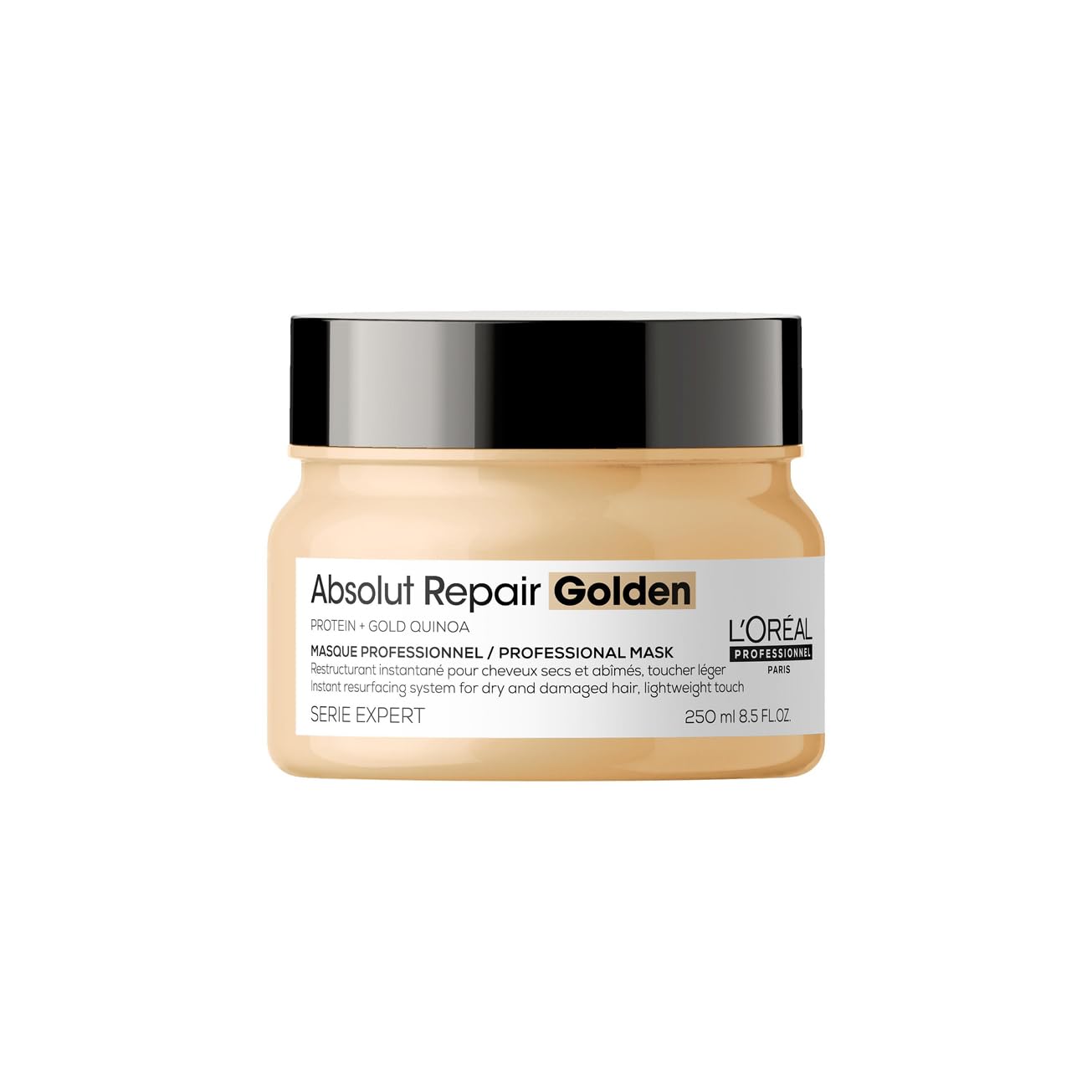 L’Oréal Professionnel, Golden Mask Reconstructing Treatment for Dry and Damaged Hair, Absolut Repair, 250ml